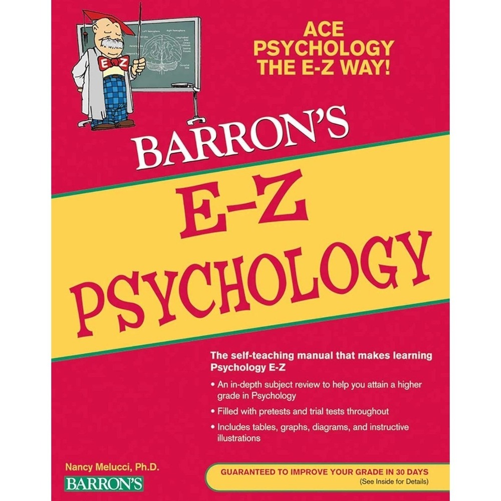 Barron's Easy Way Ser.: E-Z Psychology by Nancy Melucci Book